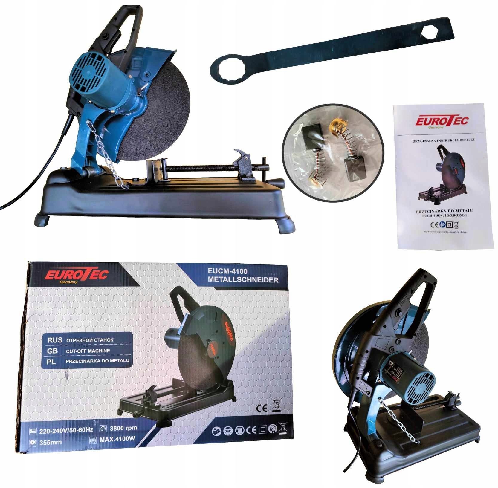 Eurotec 4100 W pokosová píla 355 mm ZHCM-4100 rezačka na kov